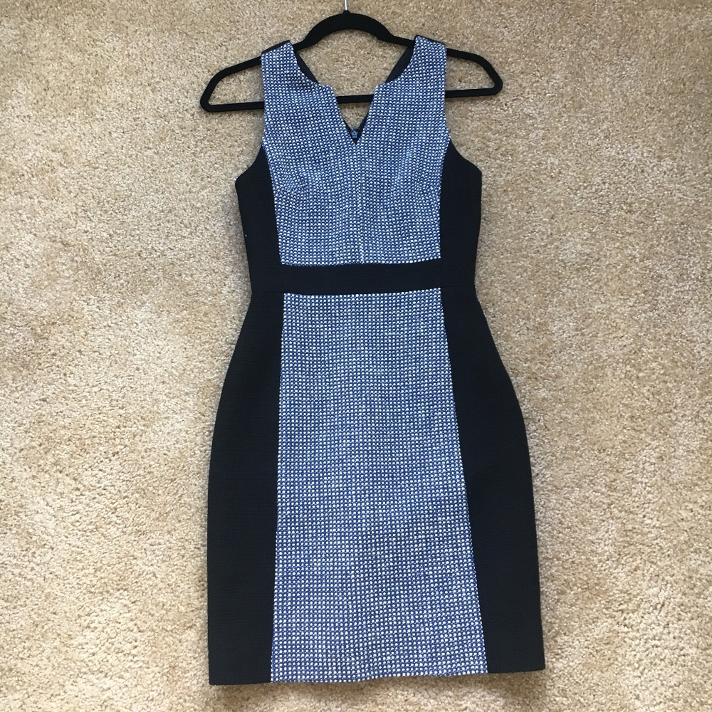 4C Knee Length Crocheted Pencil Dress